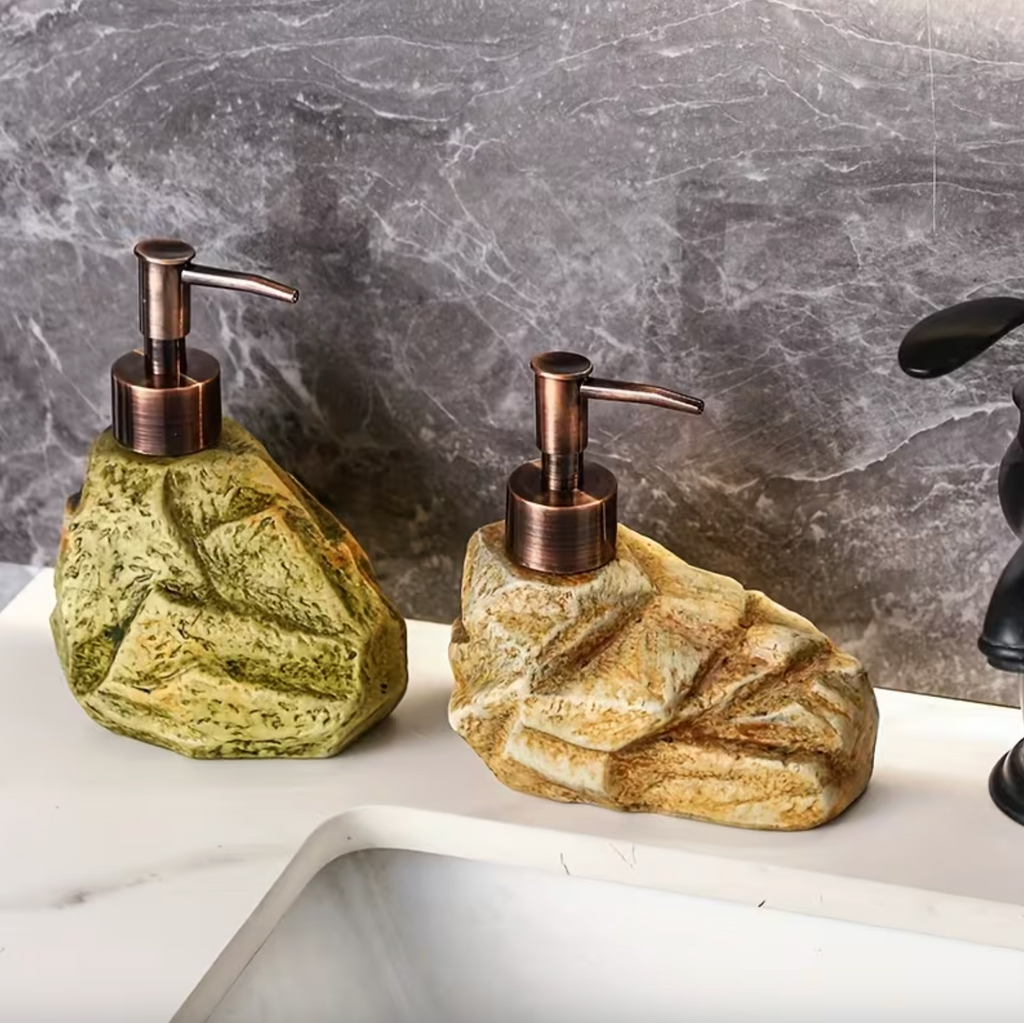 Natural Soap Dispenser - Durable Ceramic for Kitchen & Bathroom Use 6