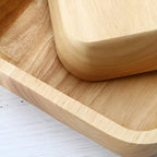 Natural Wood Bowl - Eco-Friendly Large Wooden Bowl for Stylish Serving 7
