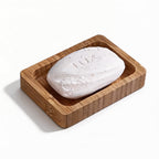 Natural Wooden Soap Dish - Eco-Friendly Bar Soap Holder for Drying Soap 3