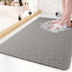Non-Slip Shower Mat - Antibacterial, Soft, Water-Drainage Design 0
