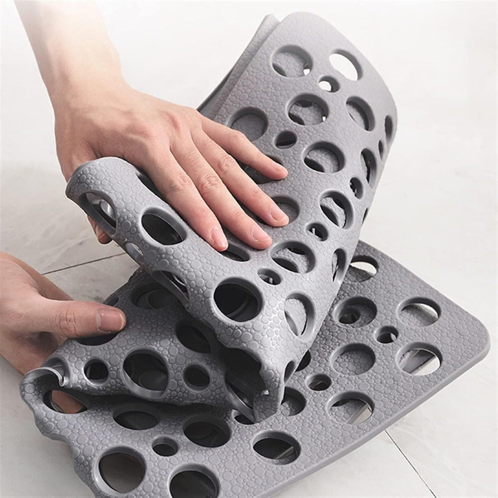 Non-Slip Shower Mat - Antibacterial, Suction Cups for Safety 5