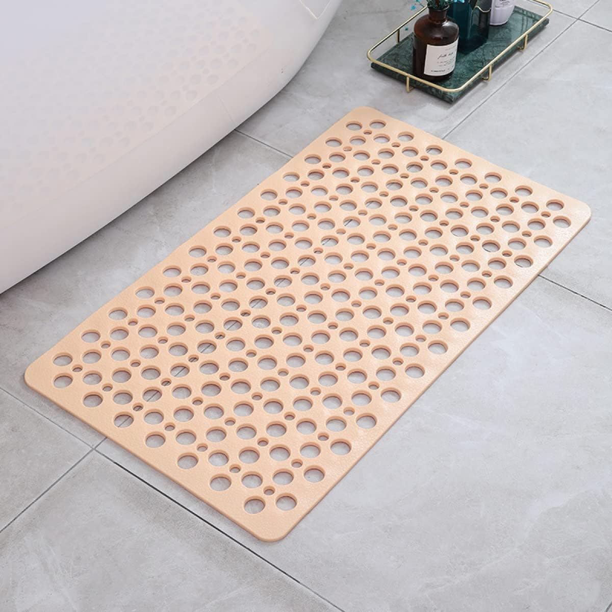 Non-Slip Shower Mat - Antibacterial, Suction Cups for Safety 9