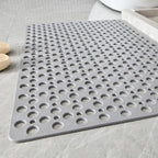 Non-Slip Shower Mat with 100 Suction Cups and 250 Drain Holes – Quick-Dry Bath Mat for Bathroom Safety 1