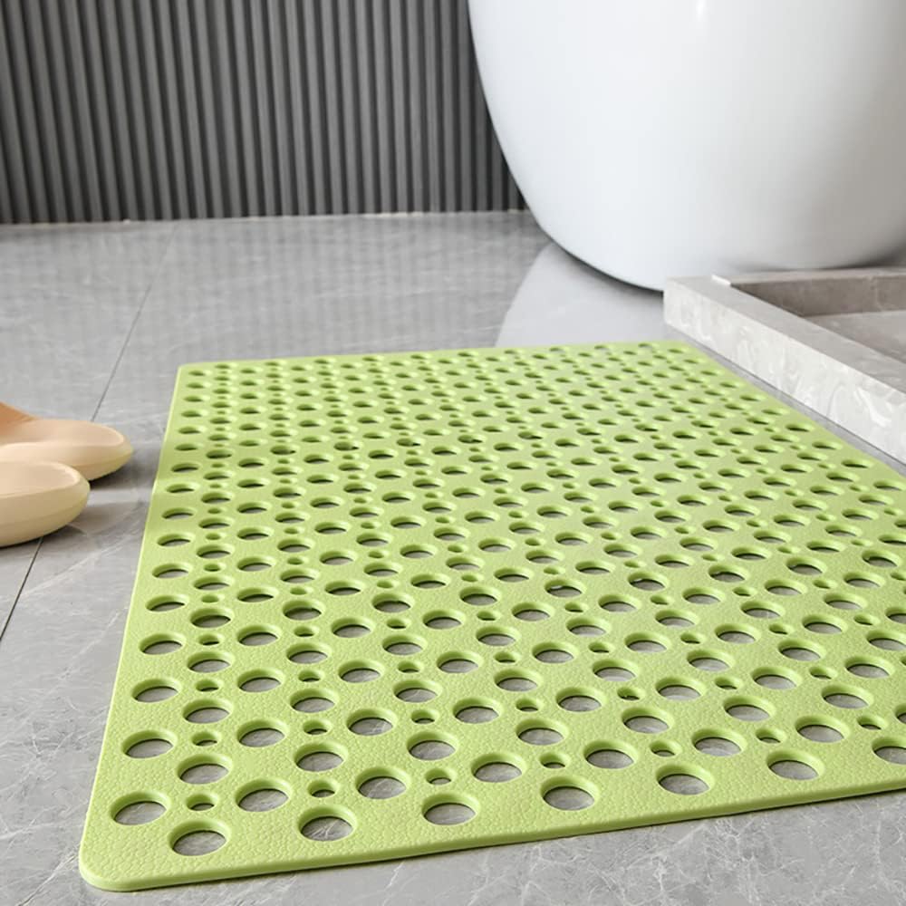 Non-Slip Shower Mat with 100 Suction Cups and 250 Drain Holes – Quick-Dry Bath Mat for Bathroom Safety 10