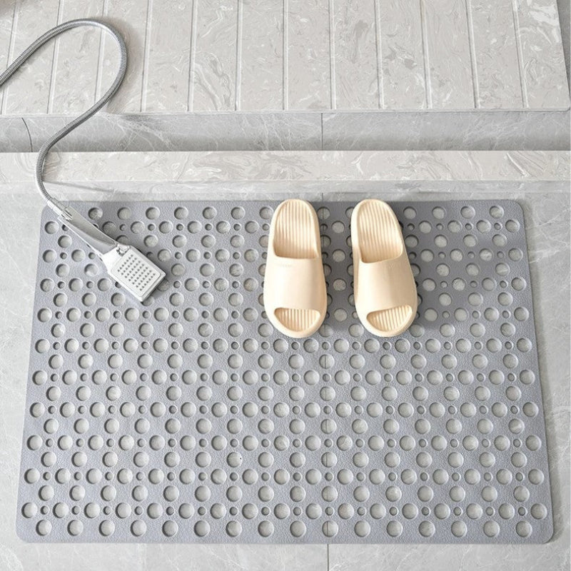 Non-Slip Shower Mat with 100 Suction Cups and 250 Drain Holes – Quick-Dry Bath Mat for Bathroom Safety 3