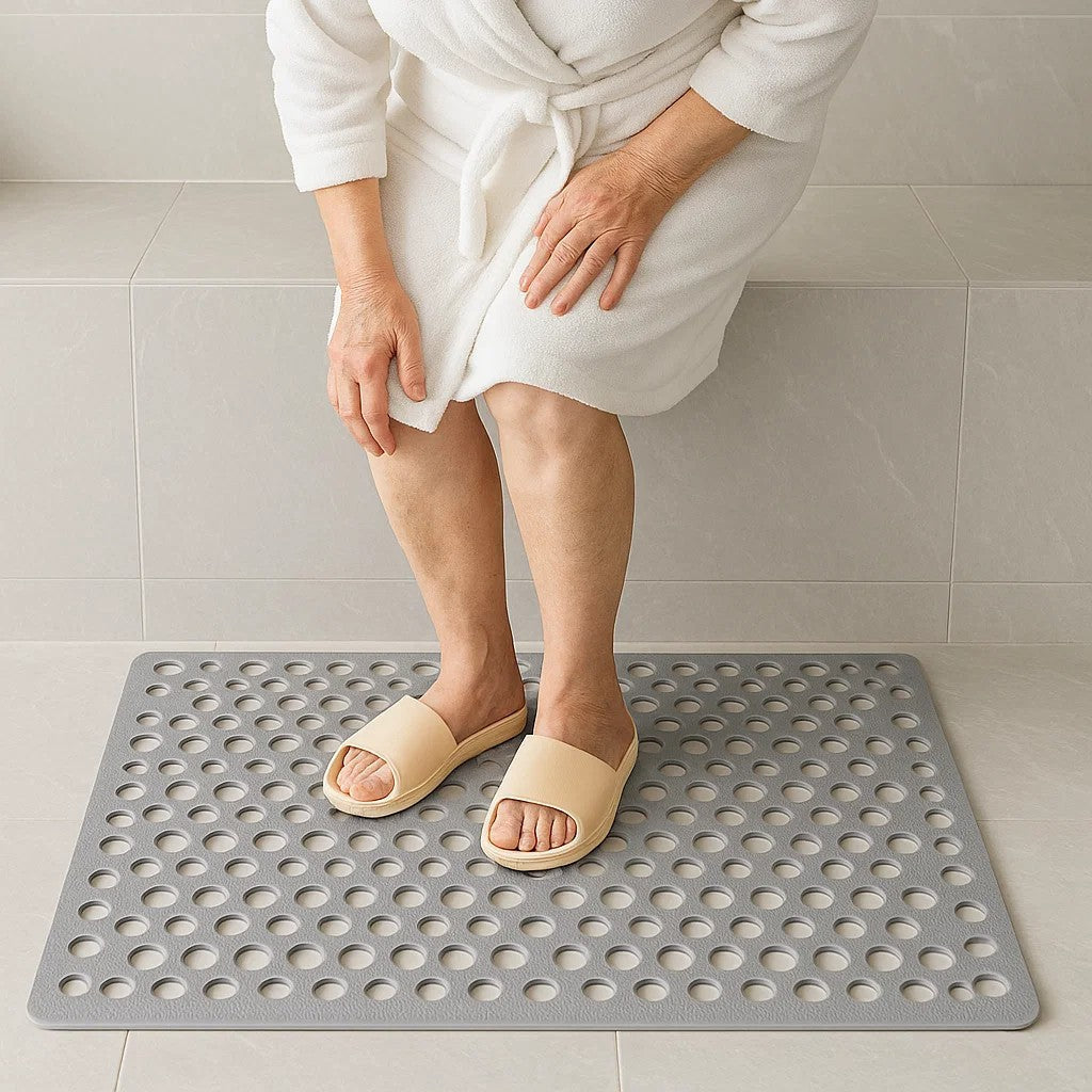 Non-Slip Shower Mat with 100 Suction Cups and 250 Drain Holes – Quick-Dry Bath Mat for Bathroom Safety 5