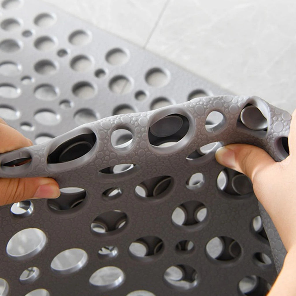 Non-Slip Shower Mat with 100 Suction Cups and 250 Drain Holes – Quick-Dry Bath Mat for Bathroom Safety 8