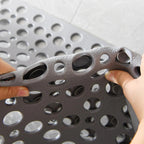 Non-Slip Shower Mat with 100 Suction Cups and 250 Drain Holes – Quick-Dry Bath Mat for Bathroom Safety 8
