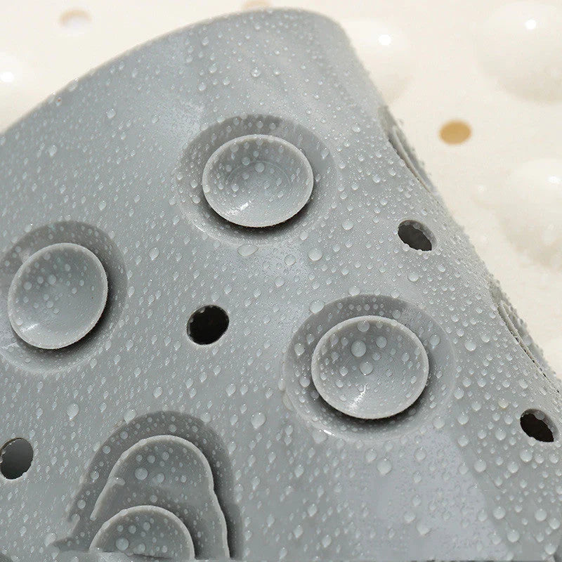 Non-Slip Shower Mat with Exfoliating Scrubber - 16 x 32 Anti-Slip Bath Mat for Safe Daily Use 5