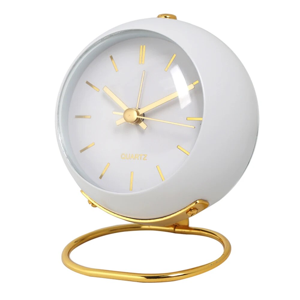Nordic Analog Desk Clock - Stylish and Compact Timepiece 5