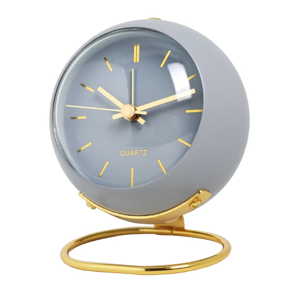 Nordic Analog Desk Clock - Stylish and Compact Timepiece 7