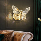 Nordic Butterfly LED Wall Sconce – Modern Metal and Acrylic Wall Light for Ambient Lighting in Bedrooms and Living Rooms 1