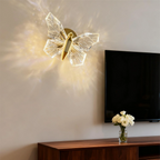 Nordic Butterfly LED Wall Sconce – Modern Metal and Acrylic Wall Light for Ambient Lighting in Bedrooms and Living Rooms 6