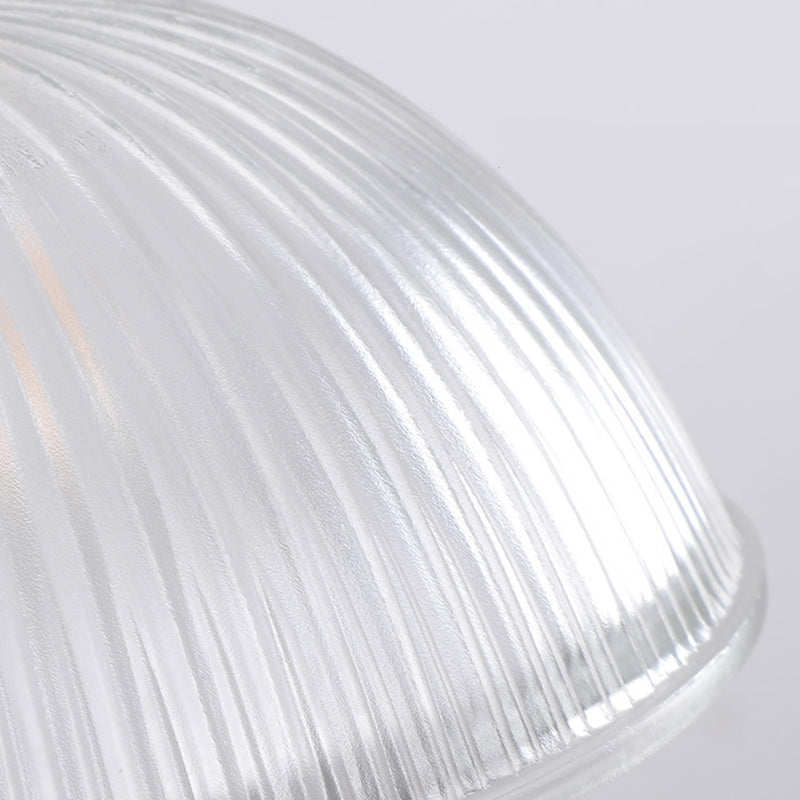 Nordic Dome Wood Glass Pendant Light - Modern Hanging Lights for Living Room 5