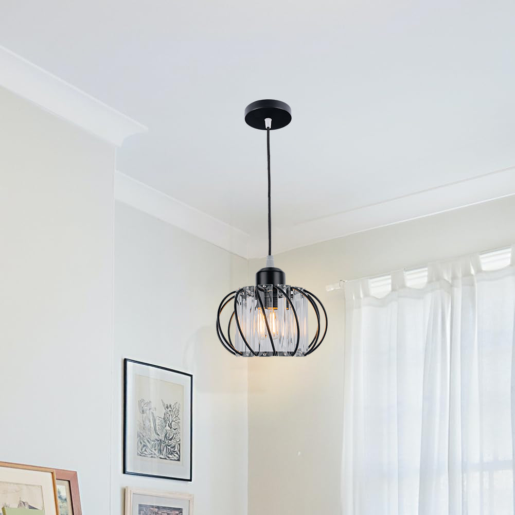 Nordic Glass Pendant Light - Modern Kitchen & Hallway Hanging Fixture 4