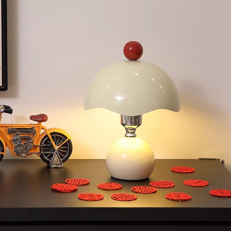 Nordic Iron Eggshell Table Lamp - Adjustable Color & Brightness, USB & Cordless 3