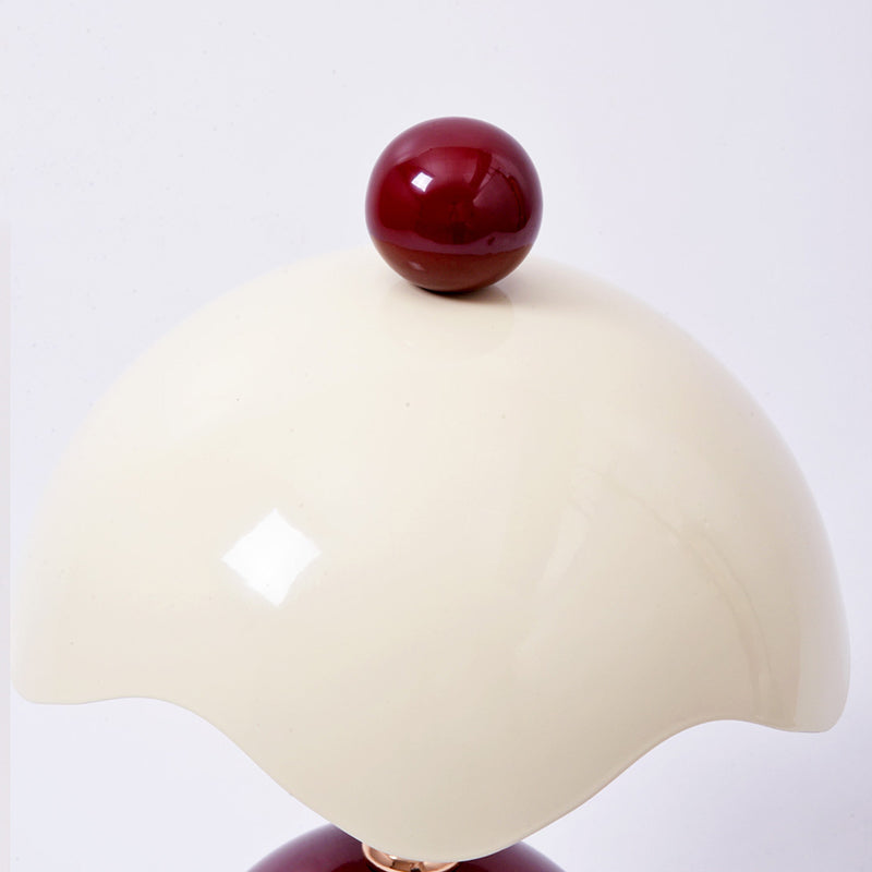 Nordic Iron Eggshell Table Lamp - Adjustable Color & Brightness, USB & Cordless 5