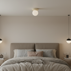 Nordic Minimalist Light Fixture - Frosted Glass Globe Wall Sconce or Ceiling Mount 2