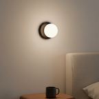 Nordic Minimalist Light Fixture - Frosted Glass Globe Wall Sconce or Ceiling Mount 7