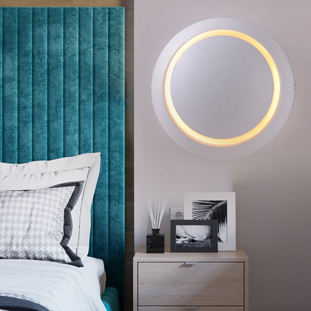 Nordic Minimalist Wall Sconce Light - 360° Rotatable LED Illumination 1