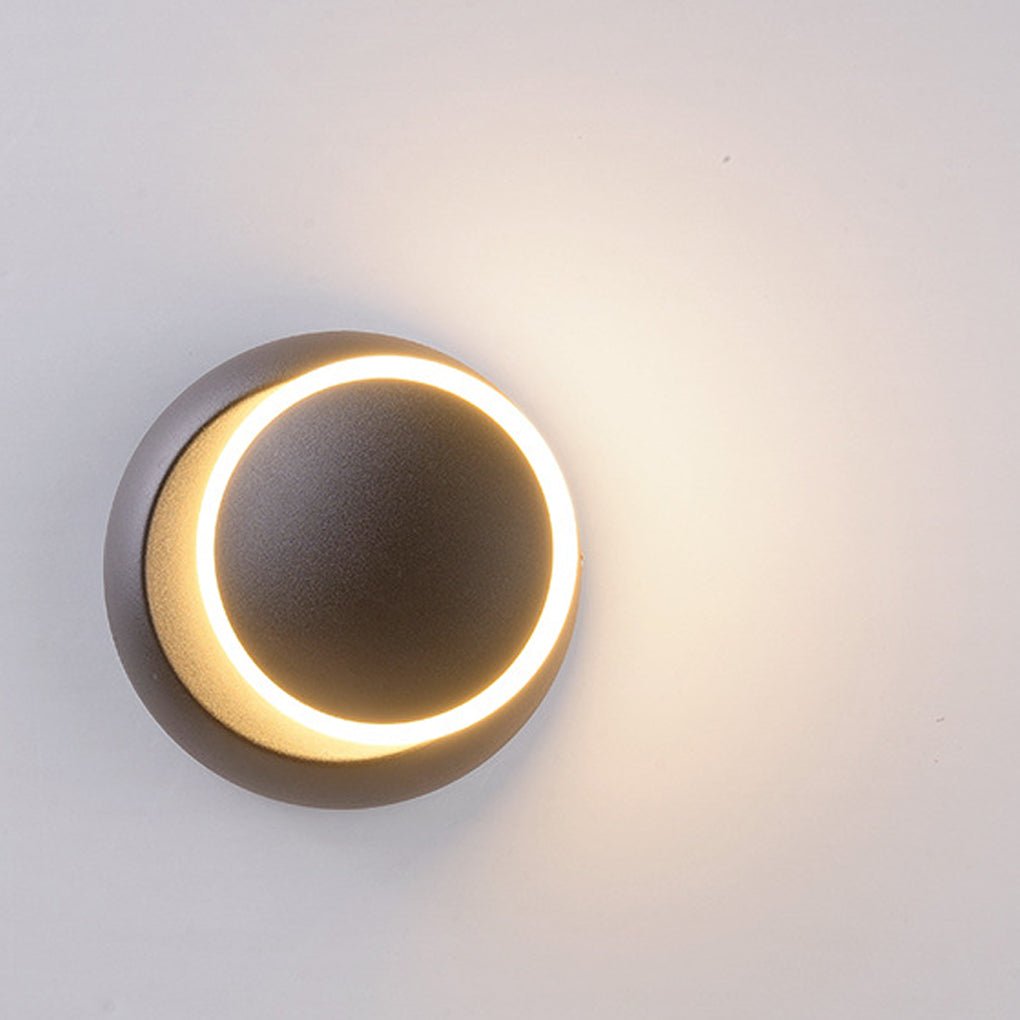 Nordic Minimalist Wall Sconce Light - 360° Rotatable LED Illumination 3