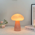 Nordic Mushroom Glass USB Table Lamp - Compact LED for Bedroom & Living Room 1