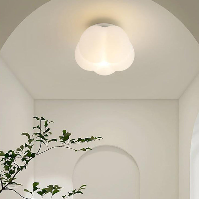 Nordic Pumpkin Shape Flush Mount Ceiling Light - Stylish Iron Design 6