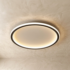 Nordic Round Ring Flush Mount Ceiling Light - Elegant LED Illumination 0