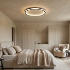 Nordic Round Ring Flush Mount Ceiling Light - Elegant LED Illumination 3