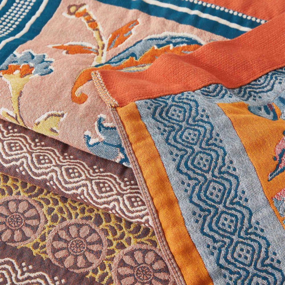 Nordic Sunburst Cotton Blanket - Soft, Breathable All-Season Comfort 5