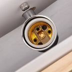 Nordic Wood and Glass Wall Sconce - Stylish 1-Light Fixture for Bedroom 8