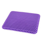 Purple honeycomb cushion on a white background