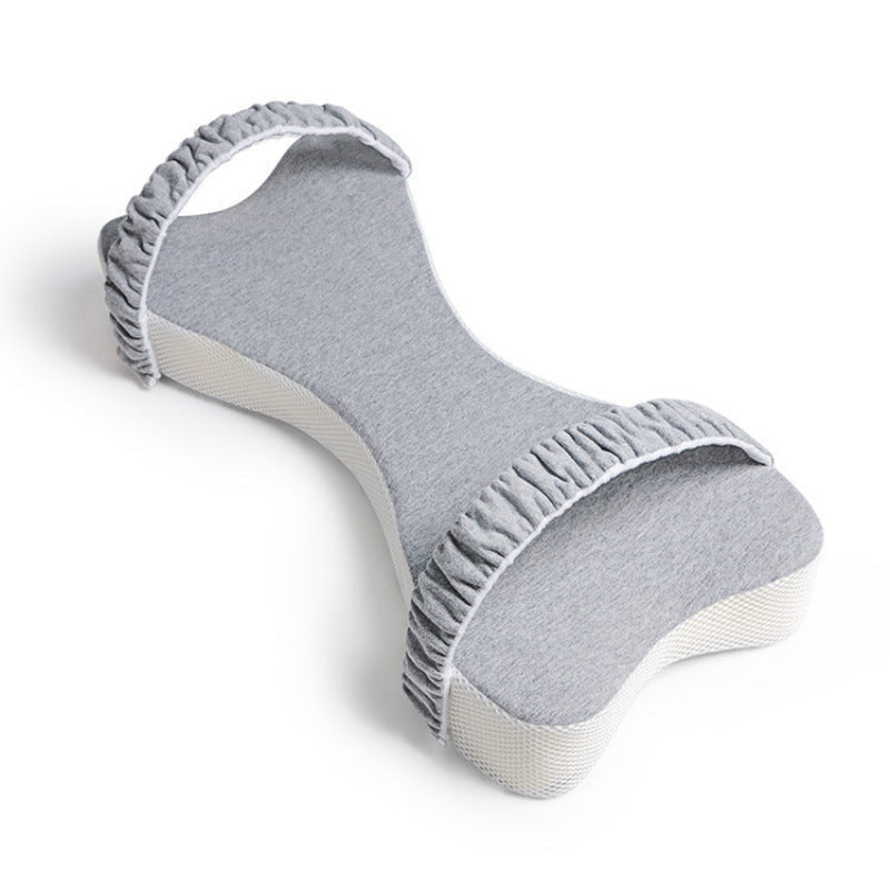 Gray sandal with white sole on a white background