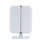 Foldable Makeup Mirror with Touch Light – Portable Vanity Mirror with Rotating Design and Storage Case 4