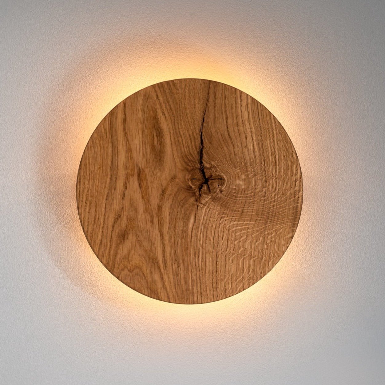 Oak Wall Sconce - Handcrafted LED Lighting with Soft Indirect Glow 2