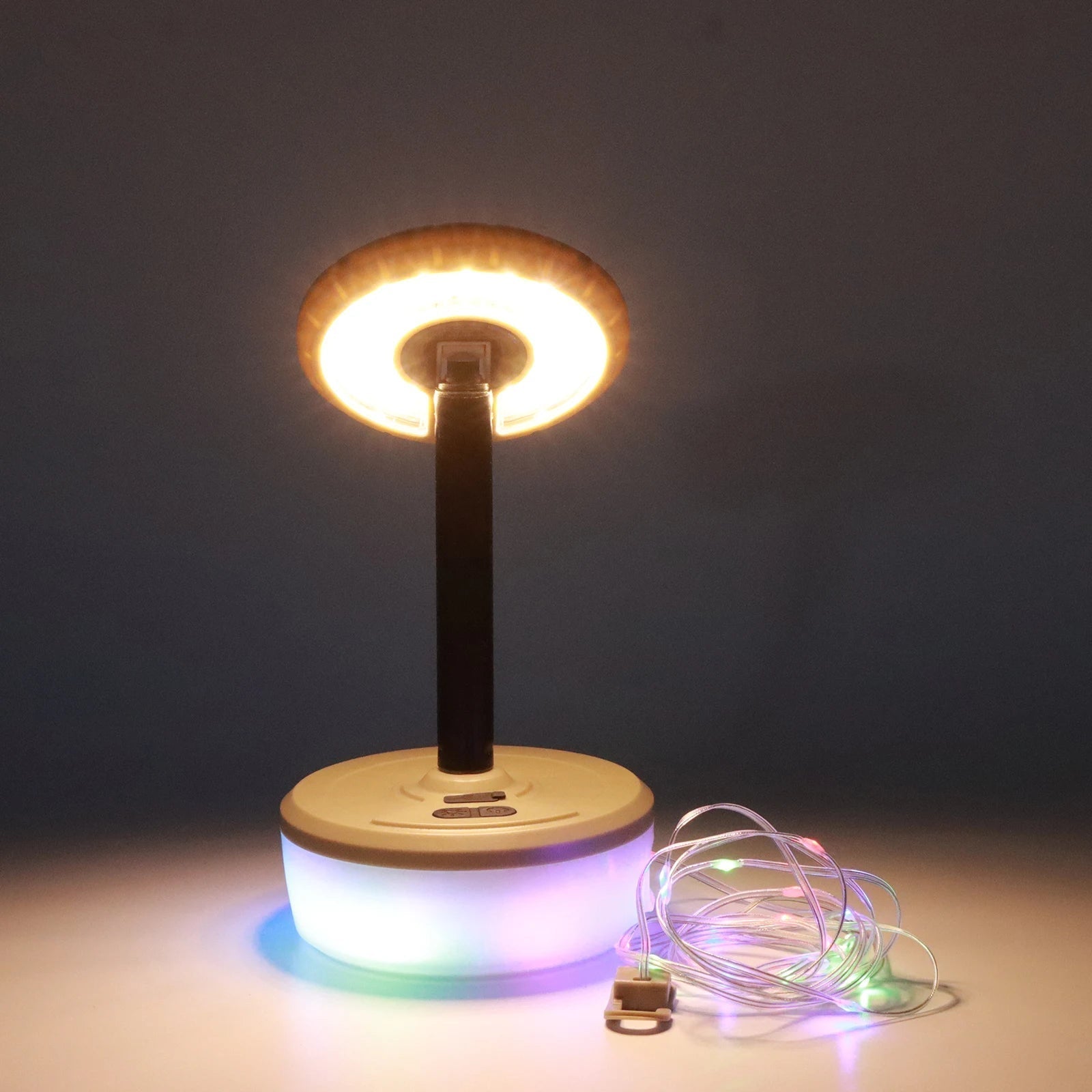 Outdoor Fairy Lights - 10m USB Rechargeable RGB Twinkle String 6