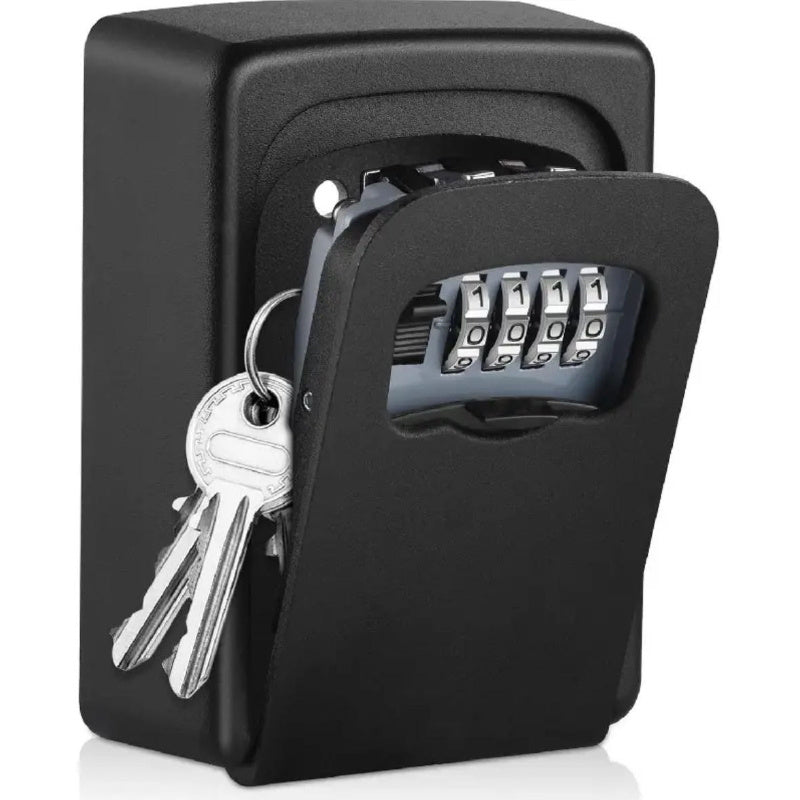 Outdoor Key Safe - Weatherproof 4-Digit Code Key Lock Box 0