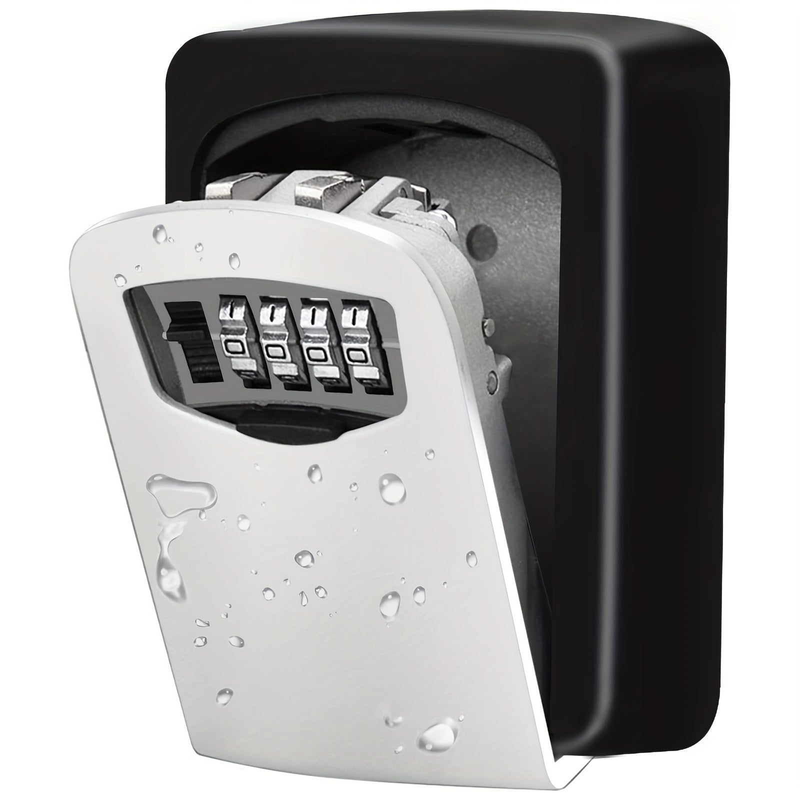 Outdoor Key Safe - Weatherproof 4-Digit Code Key Lock Box 9