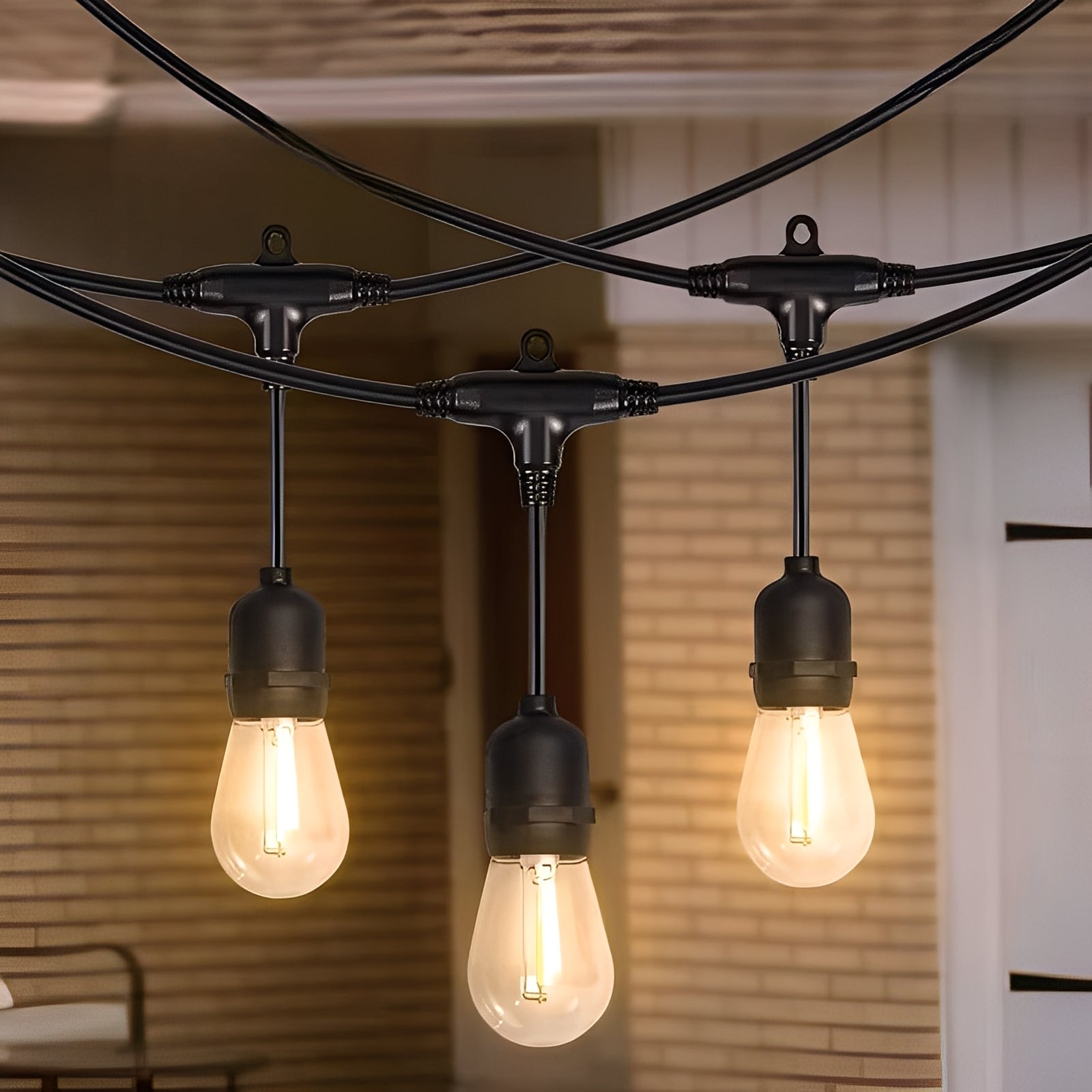 Outdoor LED String Lights - IP65 Waterproof Patio Lights for Decor 0