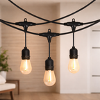 Outdoor LED String Lights - IP65 Waterproof Patio Lights for Decor 0