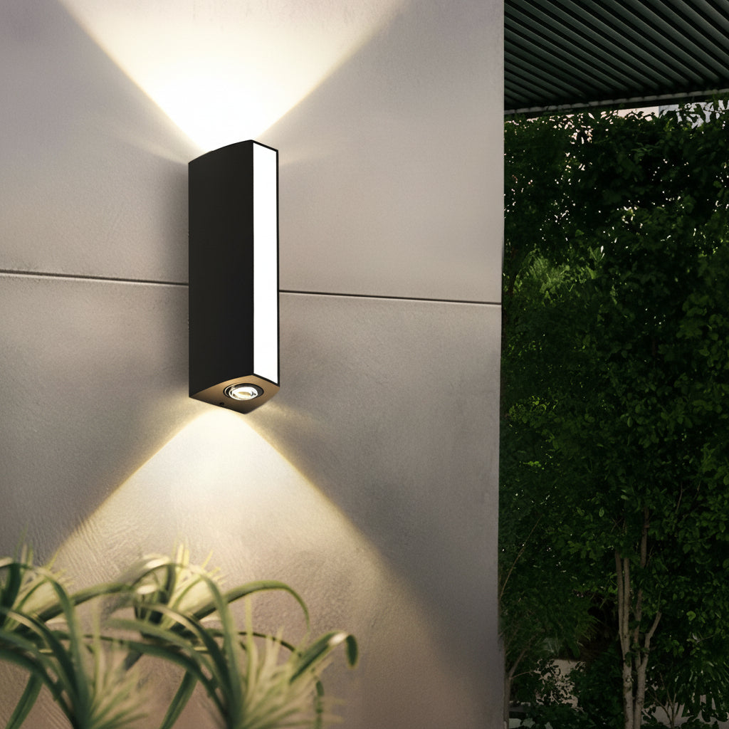 Outdoor LED Wall Sconce - Waterproof Aluminum with Dual Light Projection 0