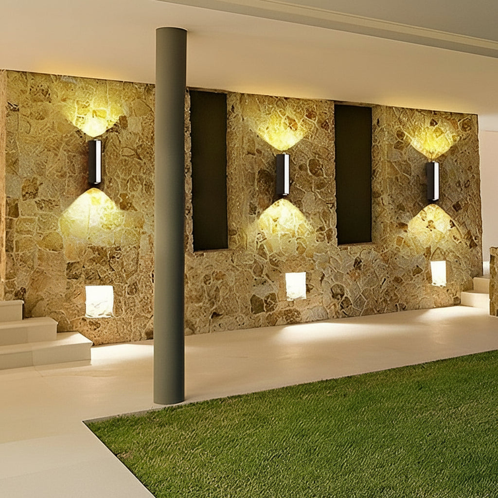 Outdoor LED Wall Sconce - Waterproof Aluminum with Dual Light Projection 3
