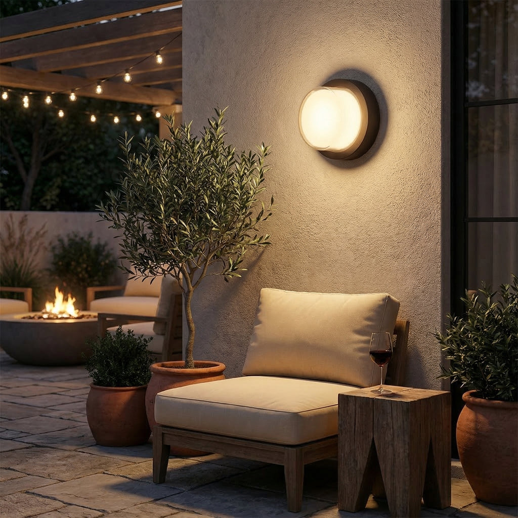 Outdoor Wall Lamp - 12W Waterproof LED for Modern Exterior Spaces 2