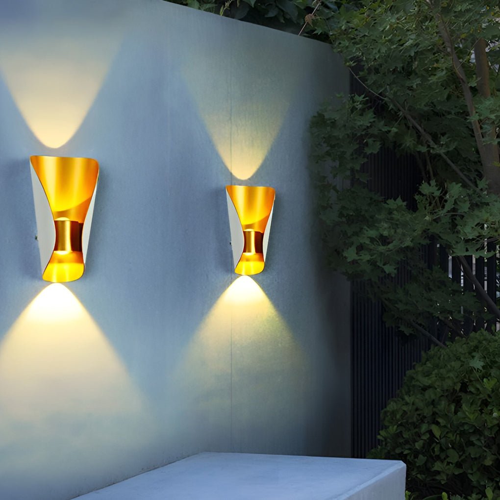 Outdoor Wall Light - Waterproof Up Down Sconce with 3000K Warm Glow 4