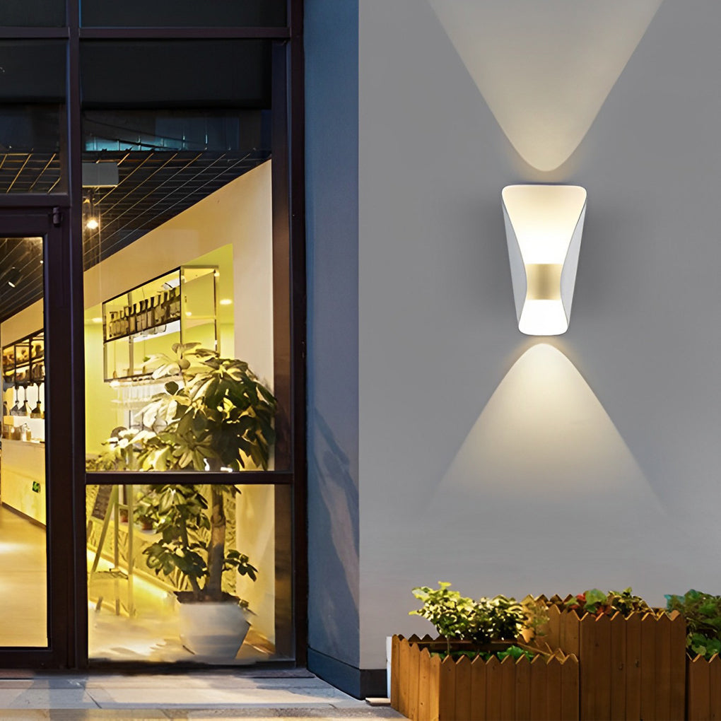 Outdoor Wall Light - Waterproof Up Down Sconce with 3000K Warm Glow 5