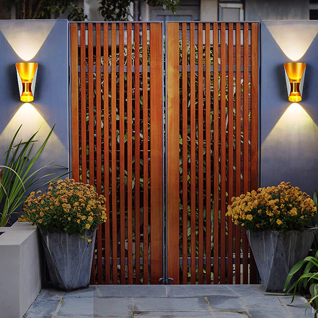 Outdoor Wall Light - Waterproof Up Down Sconce with 3000K Warm Glow 8