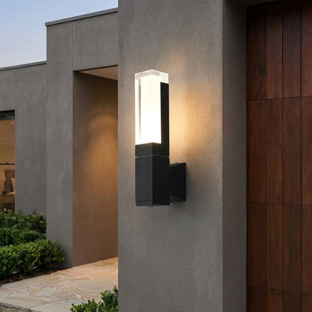 Outdoor Wall Light with Motion Sensor - Waterproof & Adjustable Brightness 4