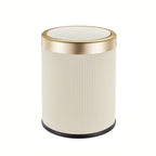 Oval Kitchen Trash Can - Elegant Design with Odour-Sealing Features 0