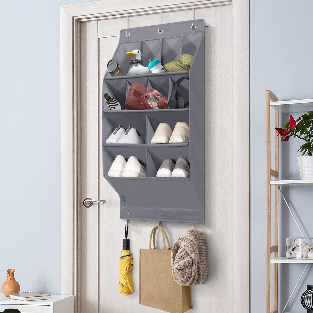 Over Door Shoe Organizer - Space-Saving Multi-Pocket Shoe Storage 1