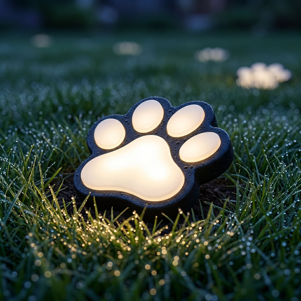 PawGlow Solar Garden Lights - Weather Resistant, Automatic Illumination 1